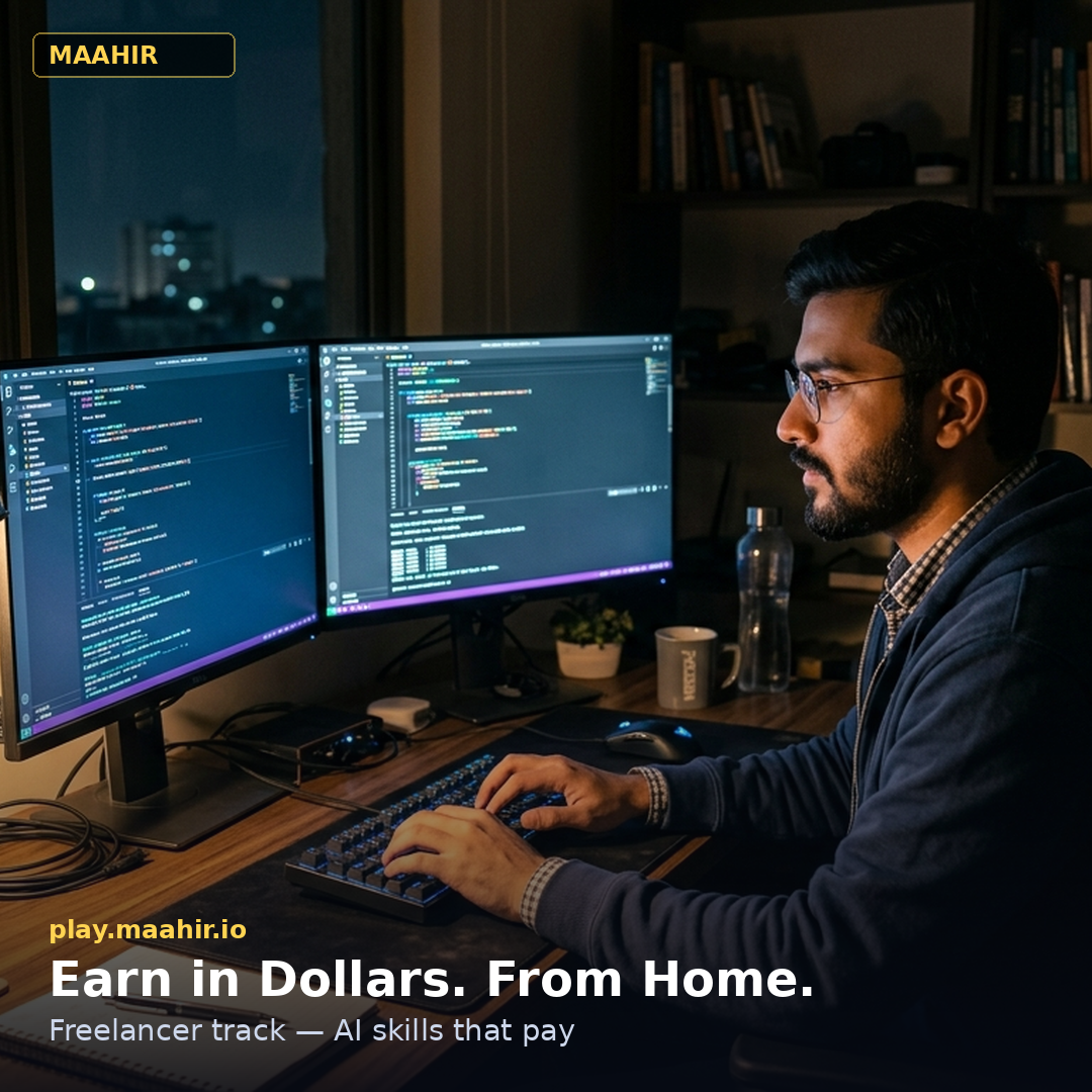 maahir-real-freelancer-post.png — MAAHIR 2026 share graphic